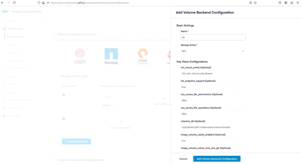 Add Configuration