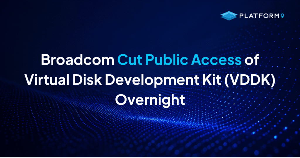Broadcom VDDK download page returning an error after public access was removed