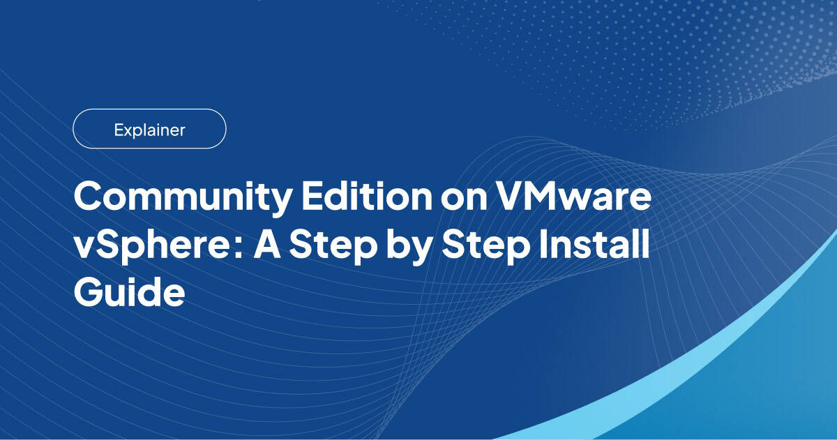Install Private Cloud Director Community Edition on VMware