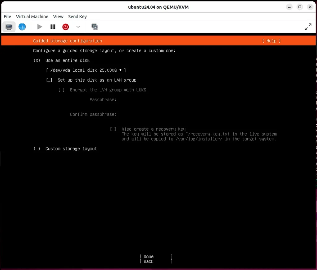 Guided storage configuration 