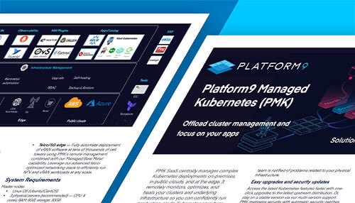 Preview of the Platform9 Managed Kubernetes Data Sheet