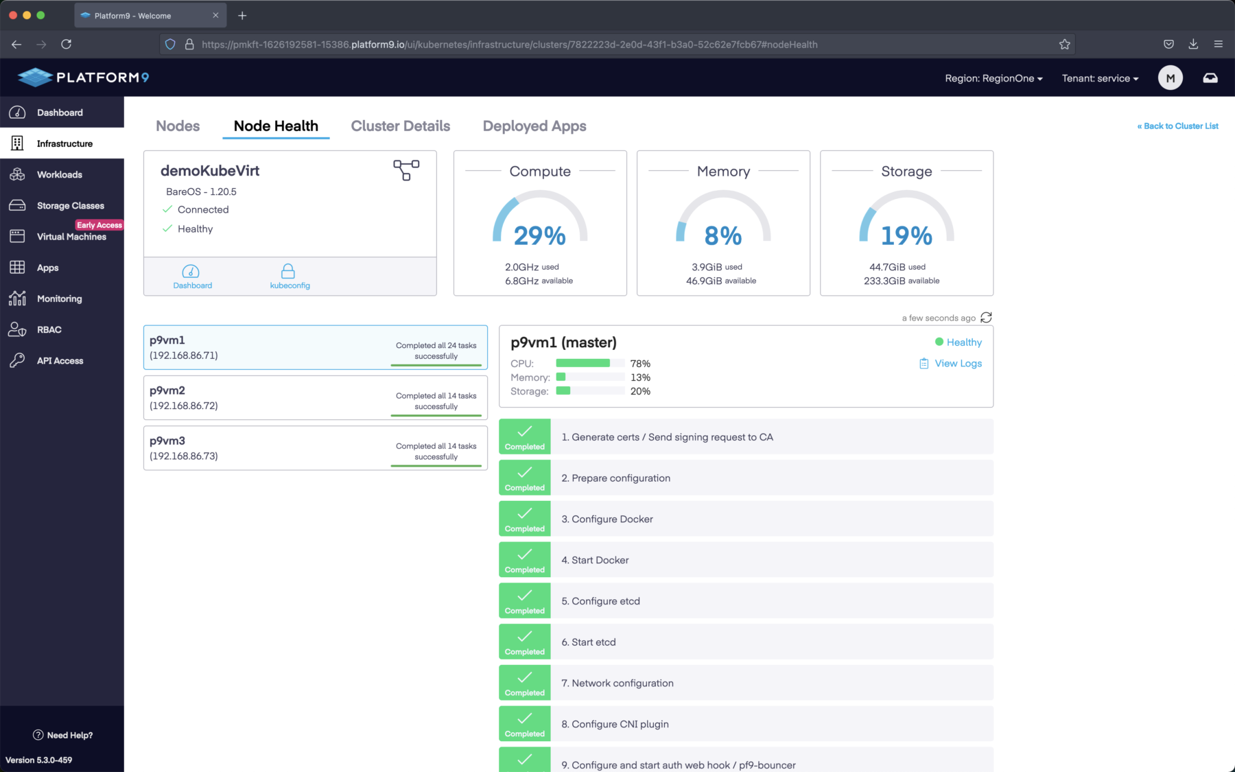 KubeVirt Installation with Virtual Machine Examples