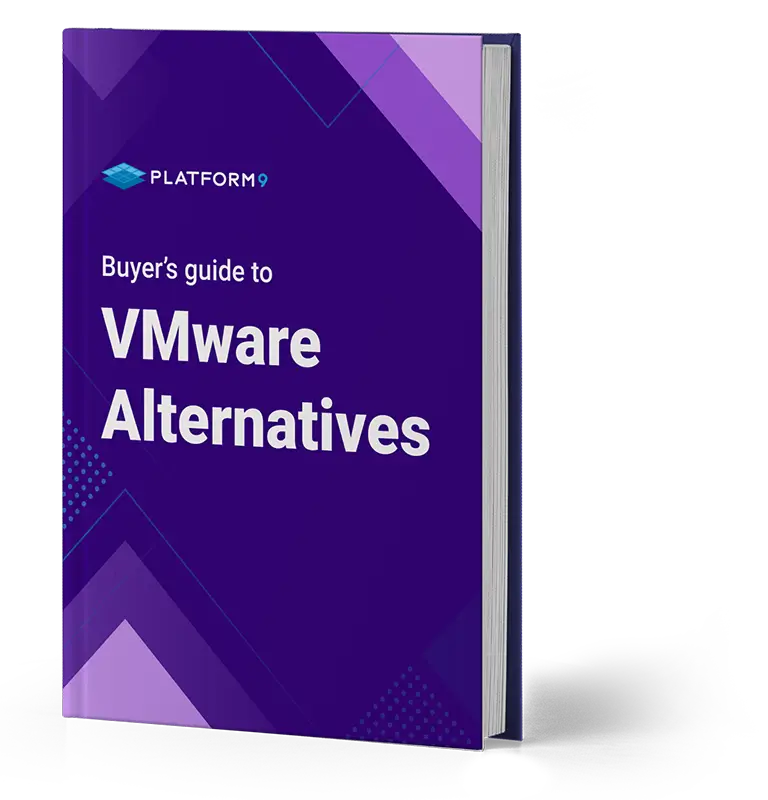 A visual representation of the Platform9 Buyer's Guide to VMware Alternatives